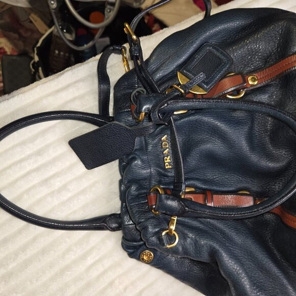 Prada Milano Cervo Antik Tote Crossbody/Shoulder Bag - Picture 12 of 13